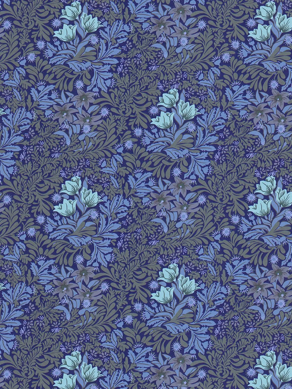 Sample - Antique Floral Trails Wallpaper Online NZ | The Inside - Mauve