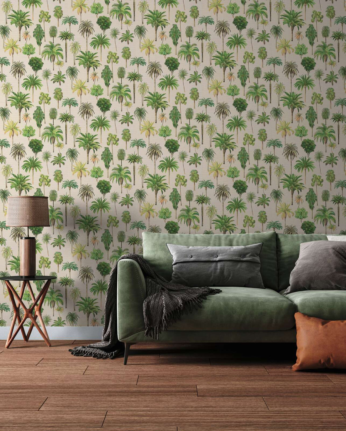 Riviera Palm Tree Wallpaper – Natural