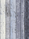 Distressed Wood Wallpaper - Blue