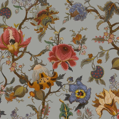 House of Hackney Artemis Hybrid Mural Wallpaper - Dove Grey