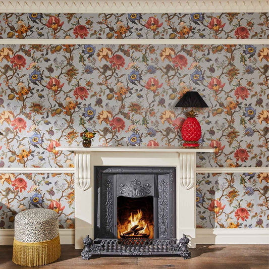 House of Hackney Artemis Hybrid Mural Wallpaper - Dove Grey