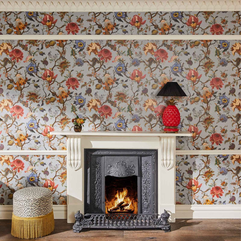 House of Hackney Artemis Hybrid Mural Wallpaper - Dove Grey