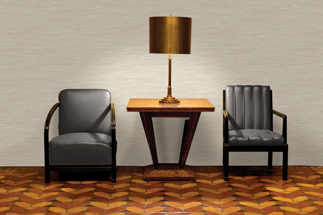 Bambara - Vinyl Grasscloth Wallpaper - Taupe - Last 5 Rolls
