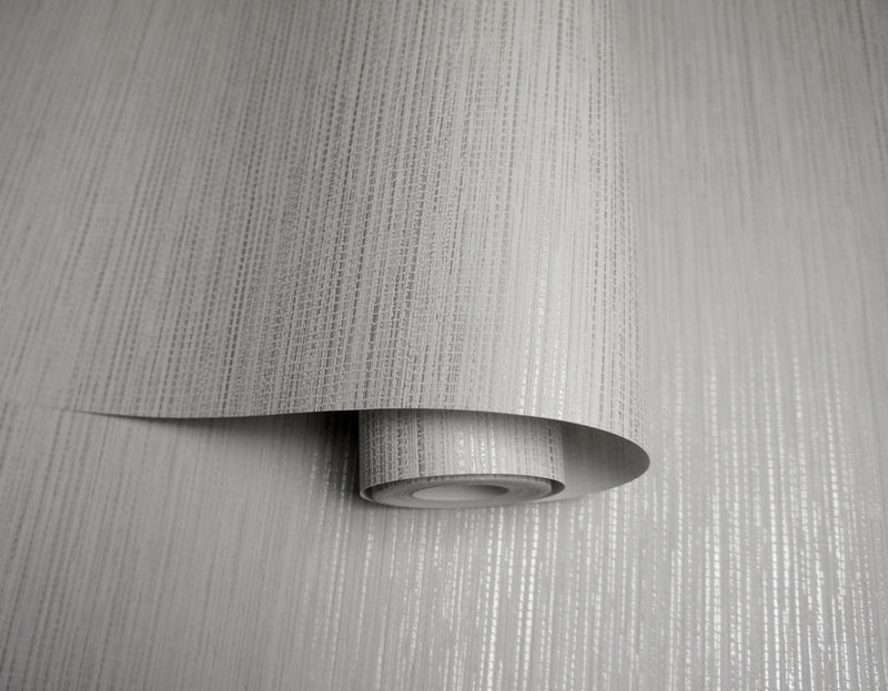 Bambara - Vinyl Grasscloth Wallpaper - Grey