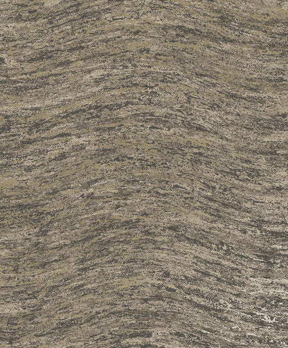 Nexus - Distressed Metallic Wave Wallpaper - Charcoal - LAST ROLL