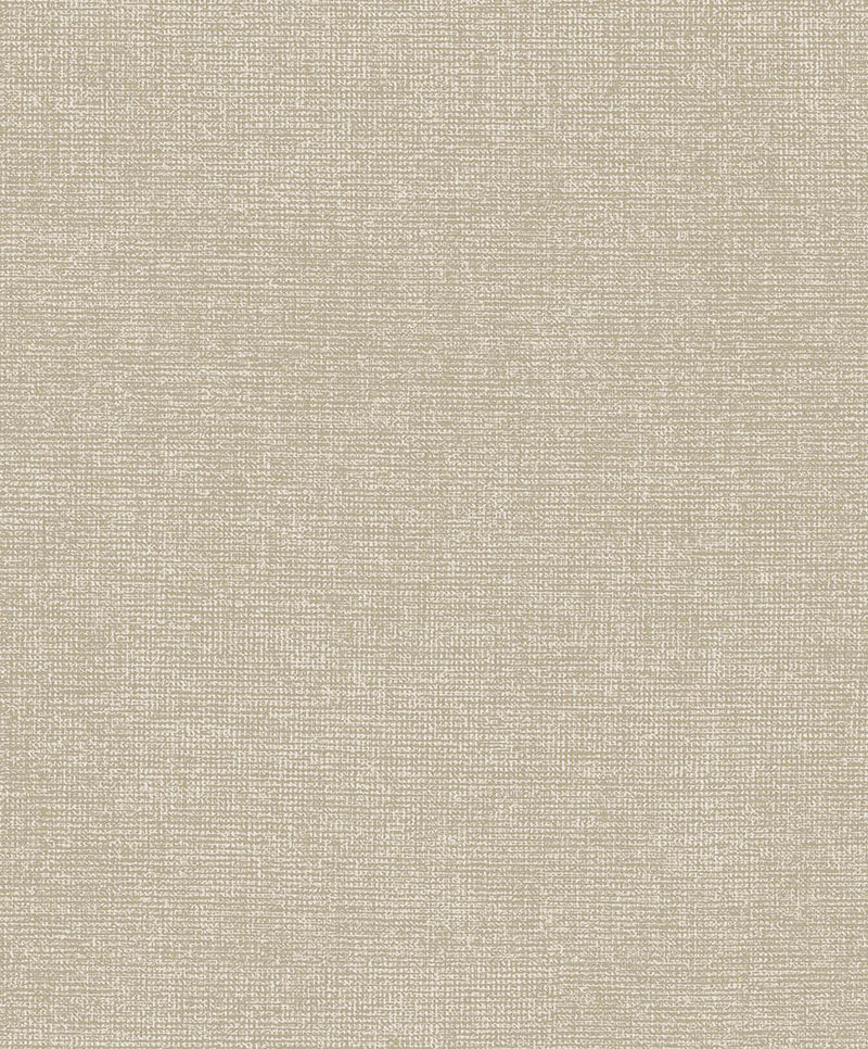Sample - Lulea - Hessian Fabric Effect Wallpaper - Beige- Discontinuing
