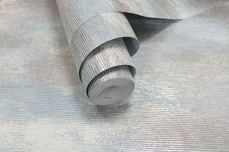 Stratus - Metallic Cloud Wallpaper - Blue - Discontinuing