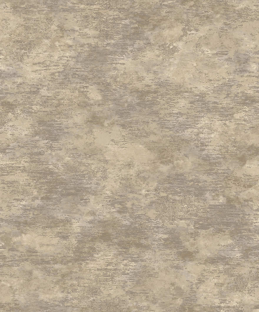 Sample - Ozbek - Distressed Elements Wallpaper - Taupe