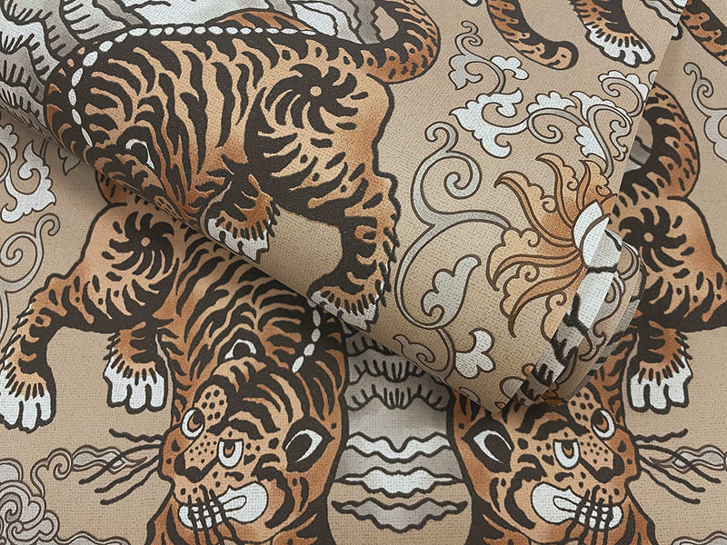 Tora The Tiger Wallpaper - 3 Colours