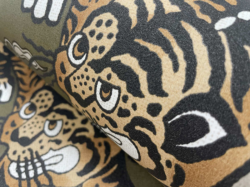 Tora The Tiger Wallpaper - 3 Colours