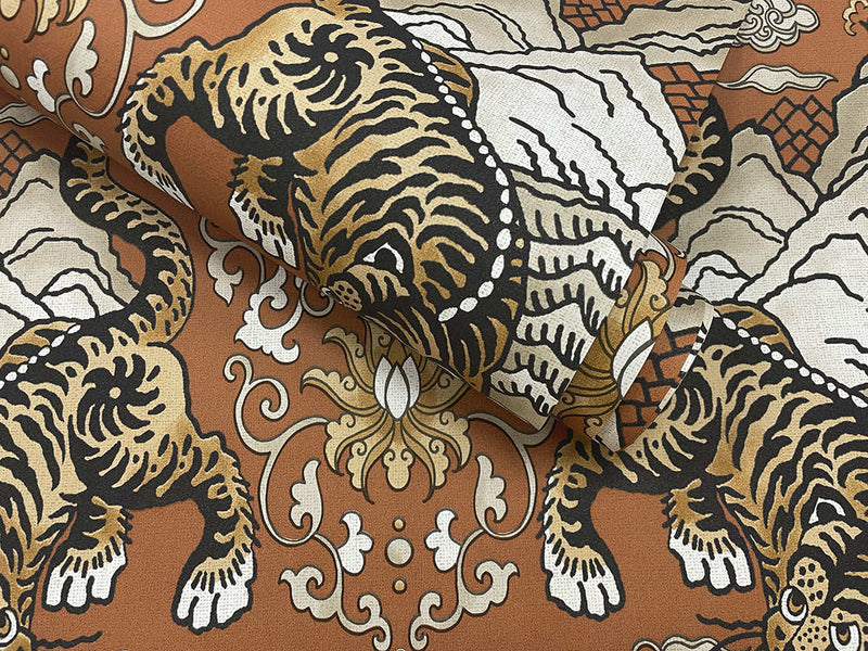 Tora The Tiger Wallpaper - 3 Colours