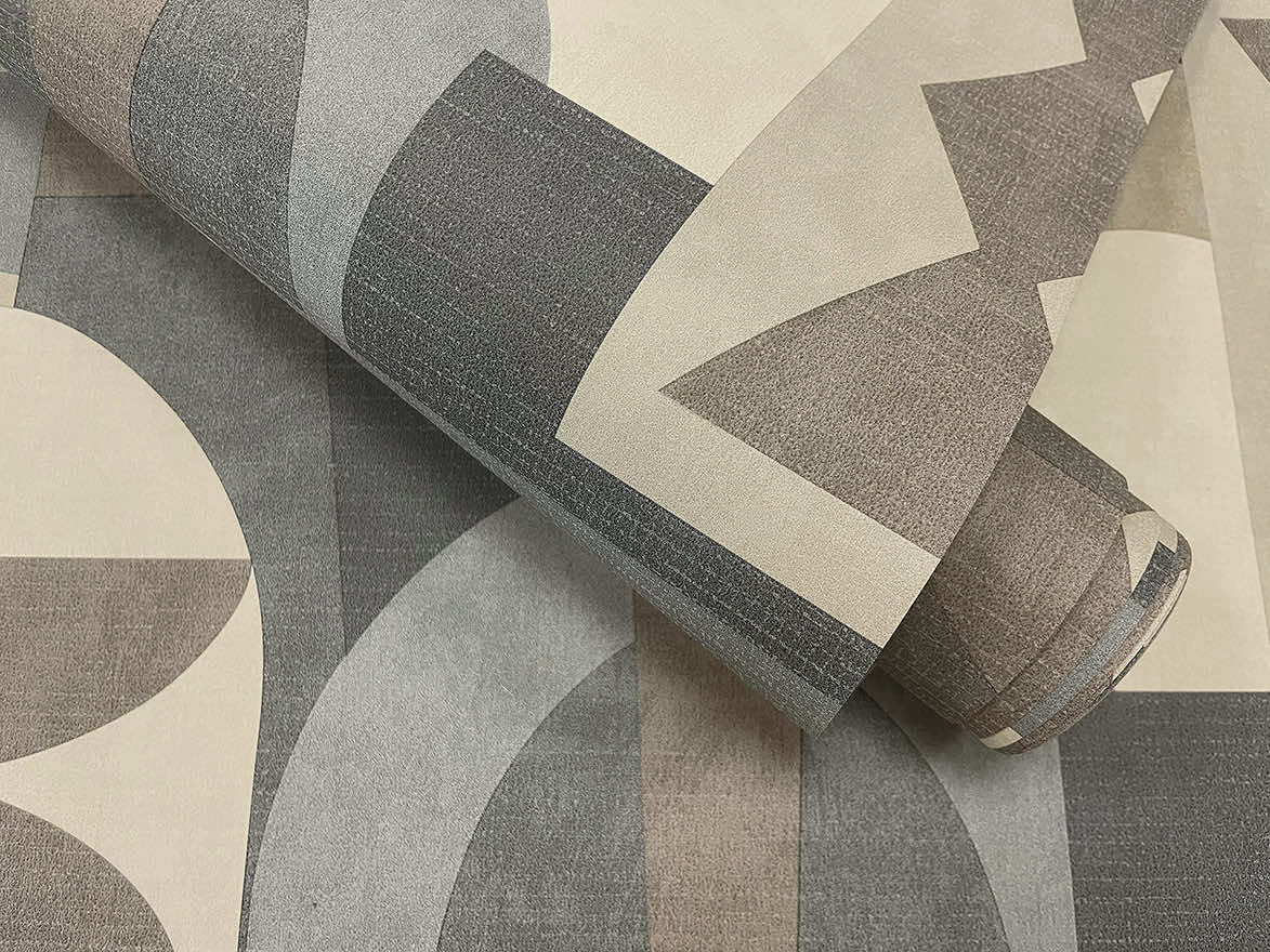 Khalili - Bazaar Geometric Wallpaper - Beige/Cream - Discontinuing