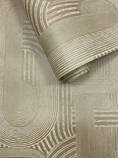 Macramé - Boho Geo Wallpaper - Neutral - LAST ROLL
