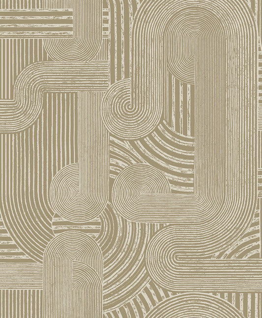 Macramé - Boho Geo Wallpaper - Neutral - LAST ROLL