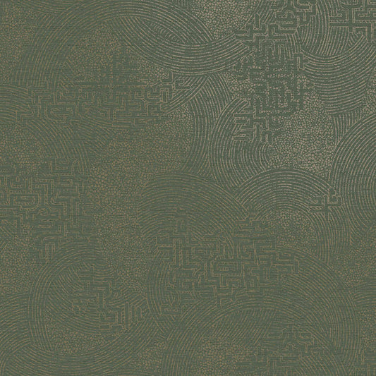 Richat Wallpaper - Emerald Green