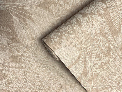 Oasis Wallpaper - Plaster Pink