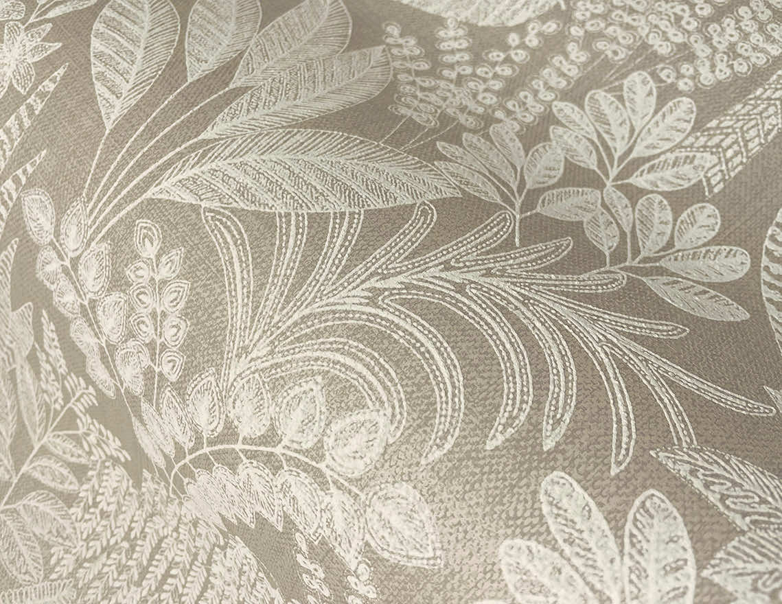 Oasis Wallpaper - Taupe