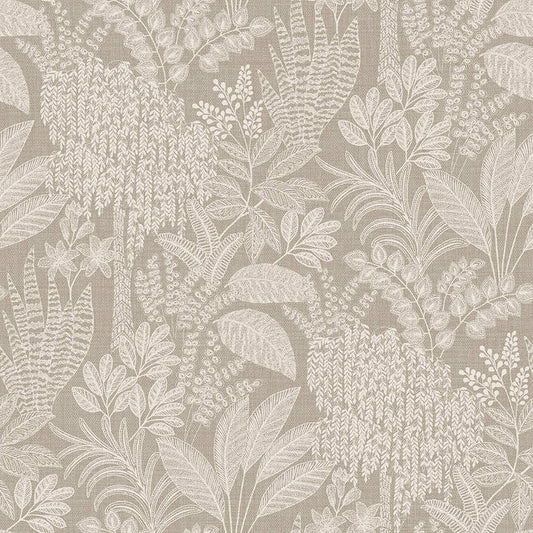 Oasis Wallpaper - Taupe