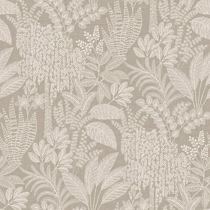 Sample - Oasis Wallpaper - Taupe