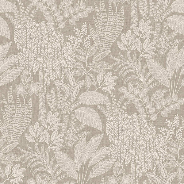 Sample - Oasis Wallpaper - Taupe