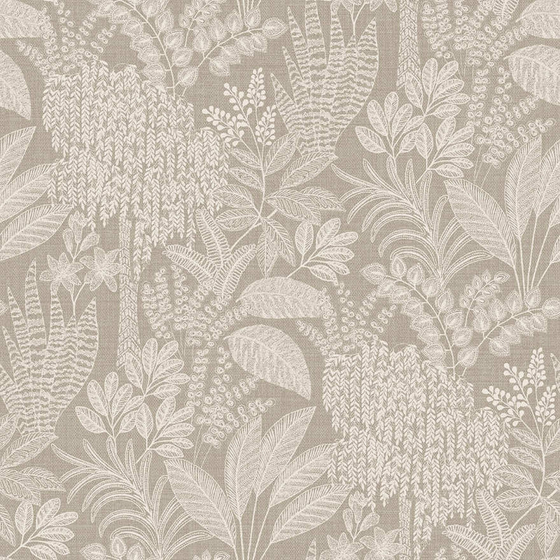 Sample - Oasis Taupe wallpaper