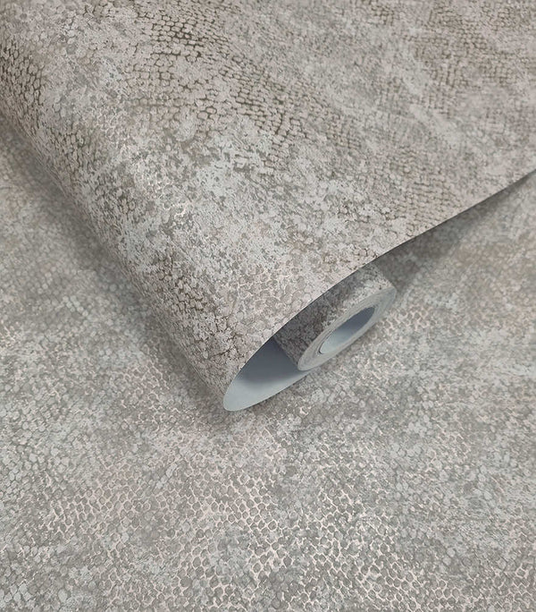Sample - Ophidian Scaled Wallpaper - Grey