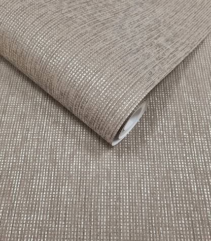 Pique Textured Wallpaper - Charcoal