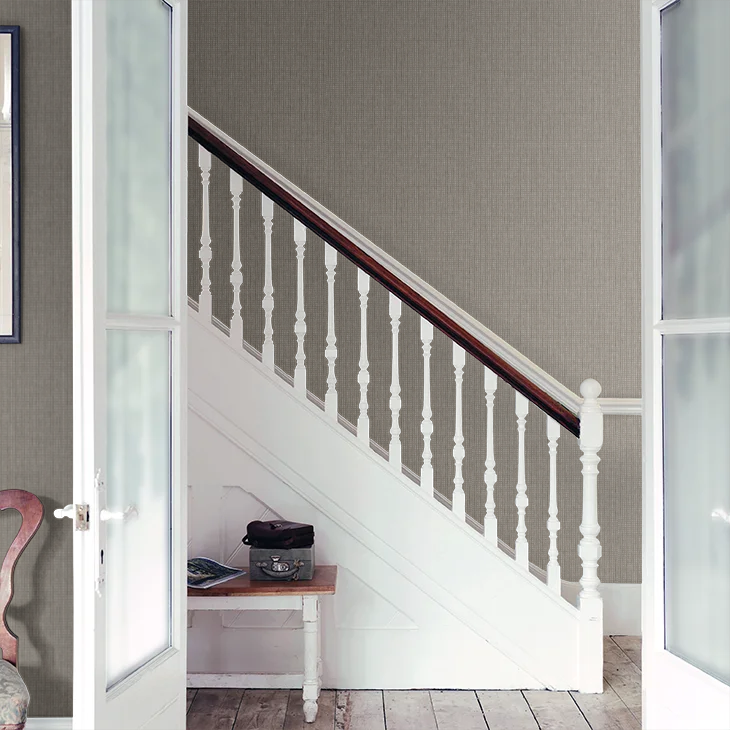 Pique Textured Wallpaper - Charcoal