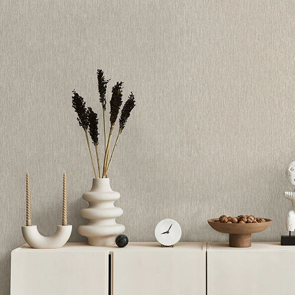 Textura Metallic Wallpaper - Grey