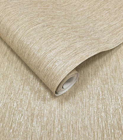 Textura Metallic Wallpaper - Cream