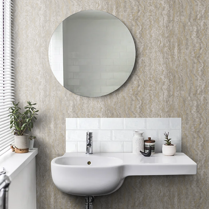 Tinos Marble Wallpaper - Grey