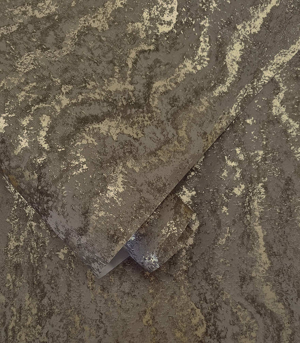 Sample - Tinos Marble Wallpaper - Charcoal