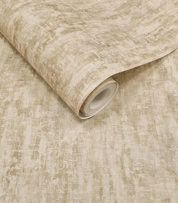 Sample - Modulo Textured Wallpaper - Cream