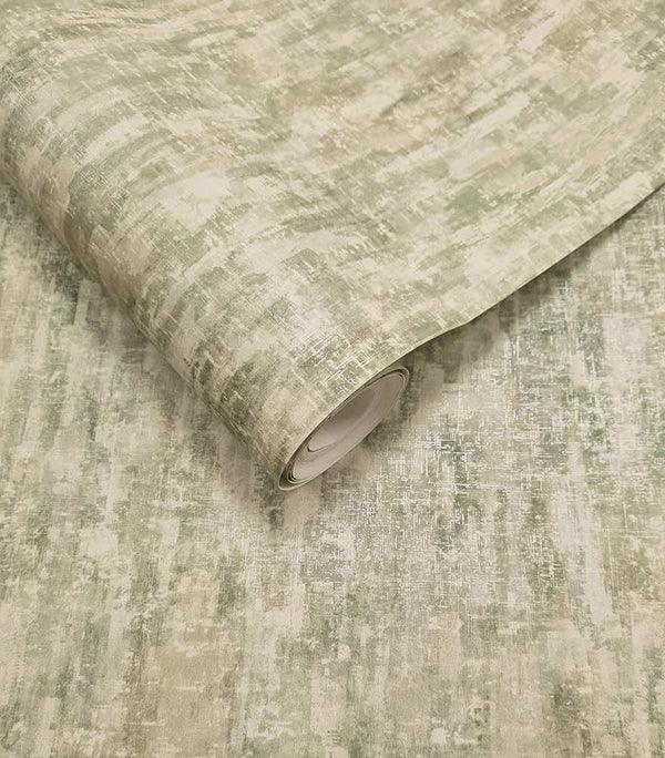 Sample - Modulo Textured Wallpaper - Sage