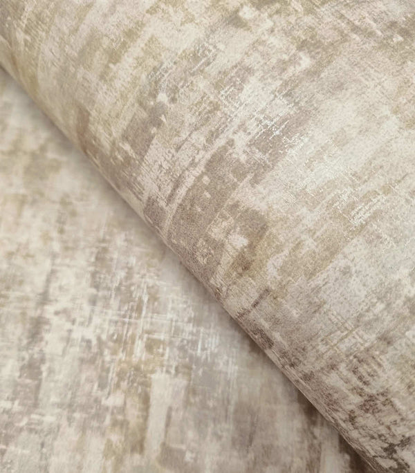 Sample - Modulo Textured Wallpaper - Rust