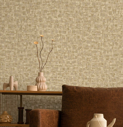 Valora Blocks Wallpaper - Beige