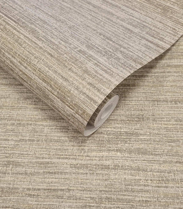 Sample - Rete Textured Wallpaper - Taupe