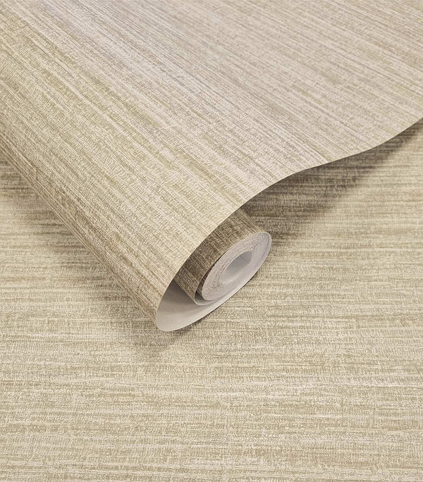 Sample - Rete Textured Wallpaper - Cream