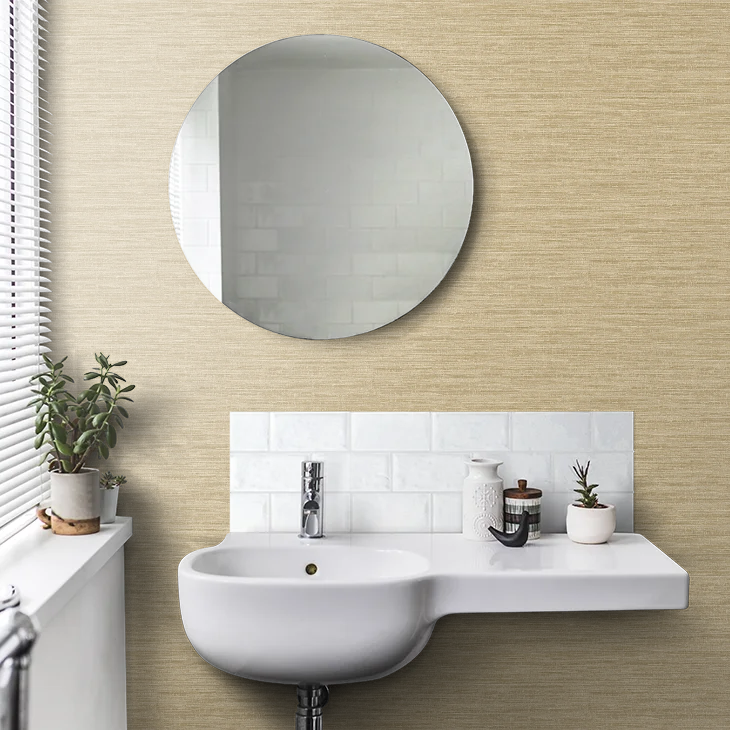 Rete Textured Wallpaper - Beige