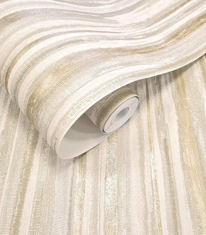 Calico Textured Wallpaper - Cream