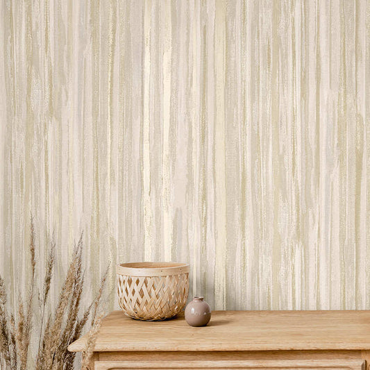 Calico Textured Wallpaper - Cream