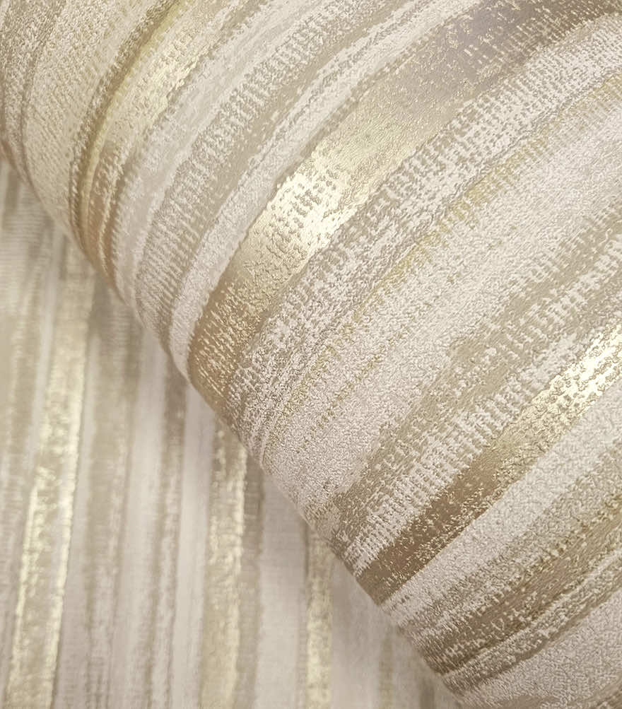 Sample - Calico Textured Wallpaper - Taupe