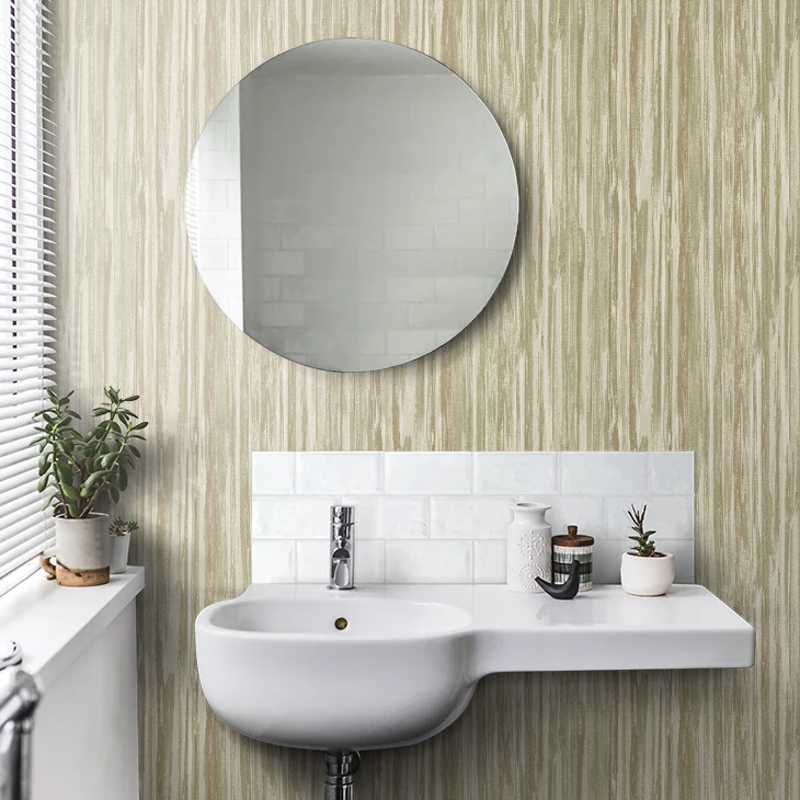 Calico Textured Wallpaper - Sage