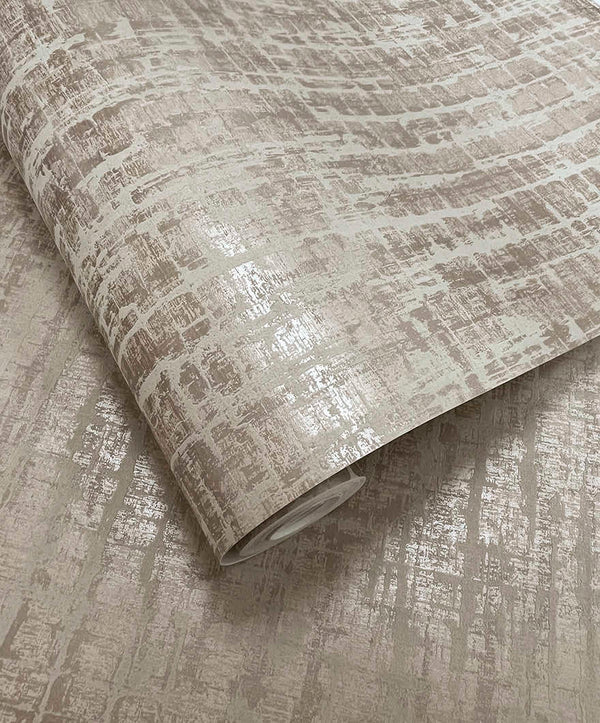 Sample - Newton Wallpaper -  Taupe
