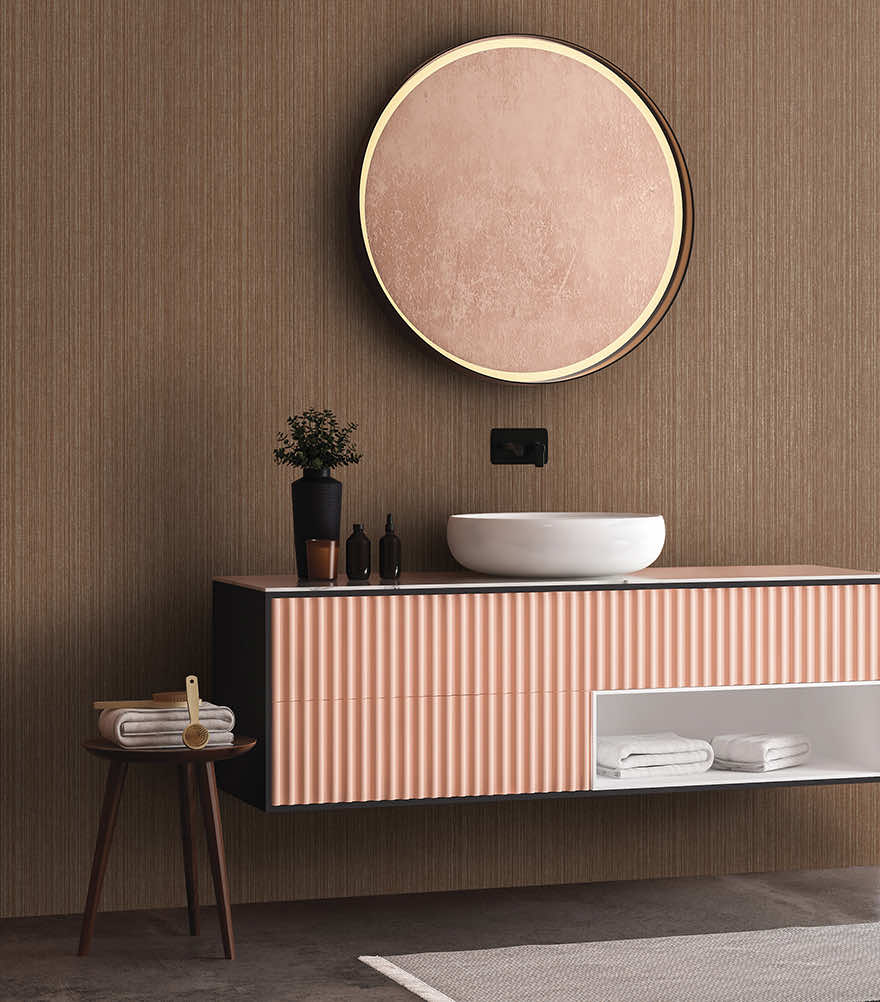 Kilim Wallpaper - Rust
