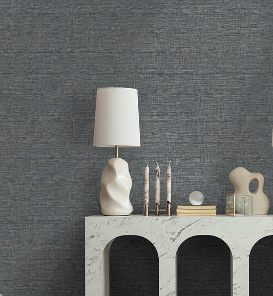 Brocade Wallpaper - Navy