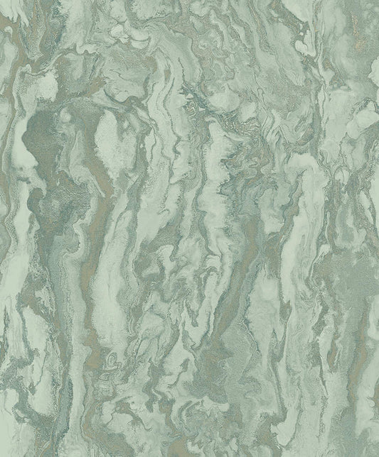 Thassos Wallpaper - Duck Egg