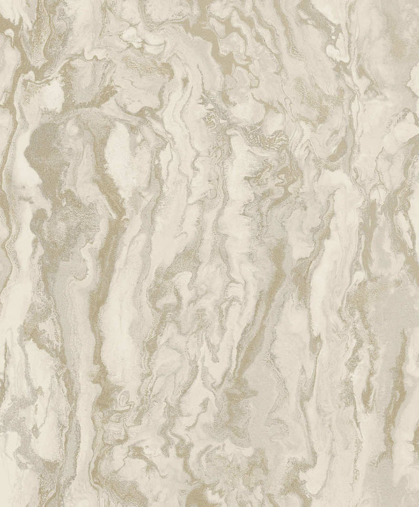 Sample - Thassos Wallpaper - Cream