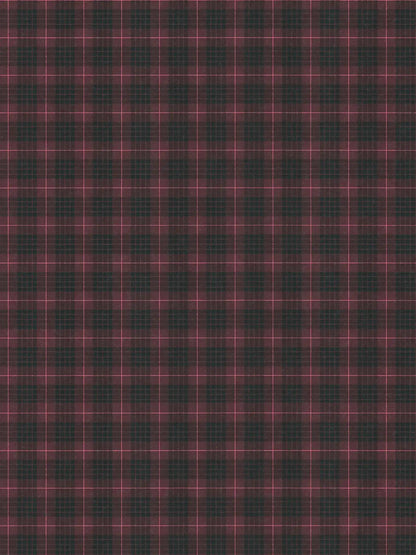 Tartan The Wallpaper - Black/Pink
