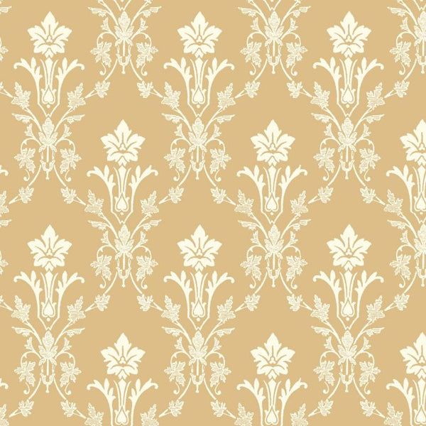 Sample - Hudiksvall Floral Wallpaper - Yellow